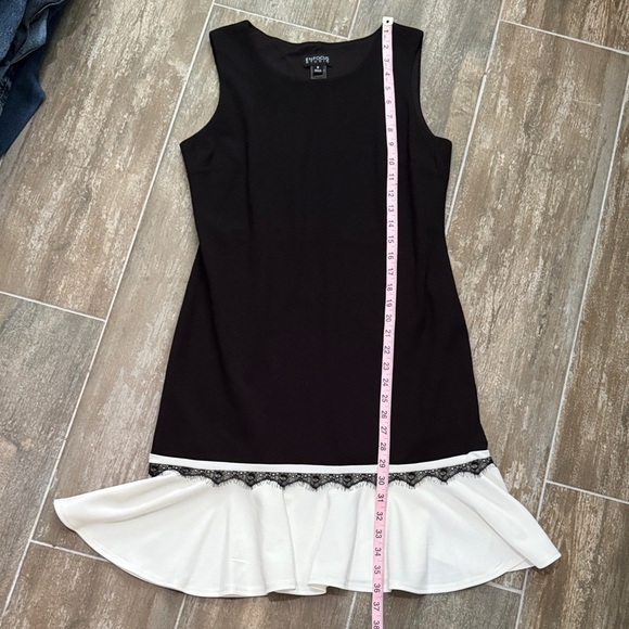 Enfocus Studio Black and White Midi Dress - Picture 5 of 5